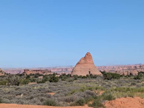 Moab sandstone towers